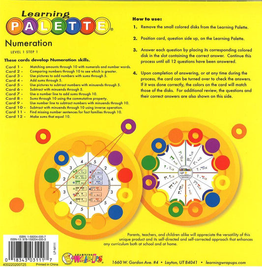 1st Grade: Numeration – Numbers 0 through 10