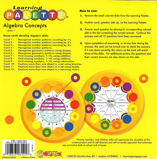 1st Grade: Algebra Concepts