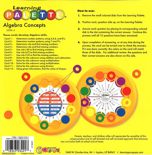 4th Grade: Algebra Concepts