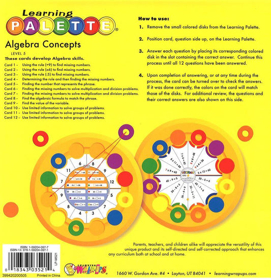 5th Grade: Algebra Concepts