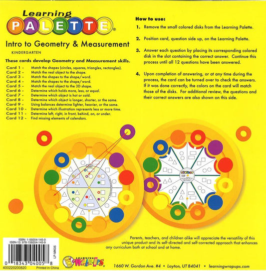 Kindergarten: Intro to Geometry & Measurement