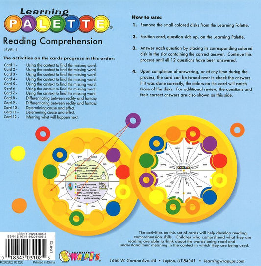 1st Grade: Reading Comprehension