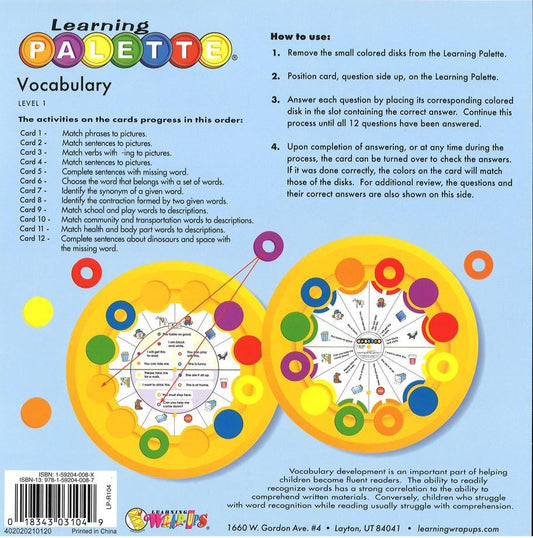 1st Grade: Vocabulary