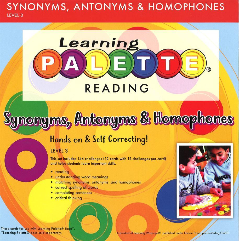 3rd Grade: Synonyms, Antonyms, & Homophones