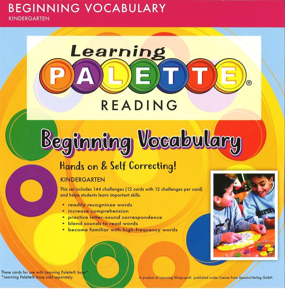 Kindergarten: Beginning Vocabulary
