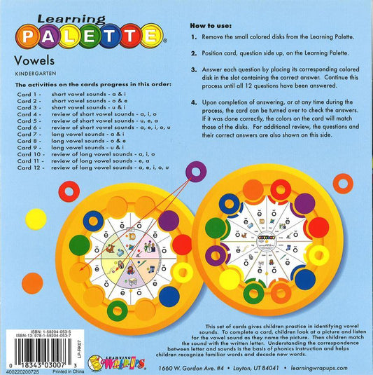 Kindergarten: Vowels