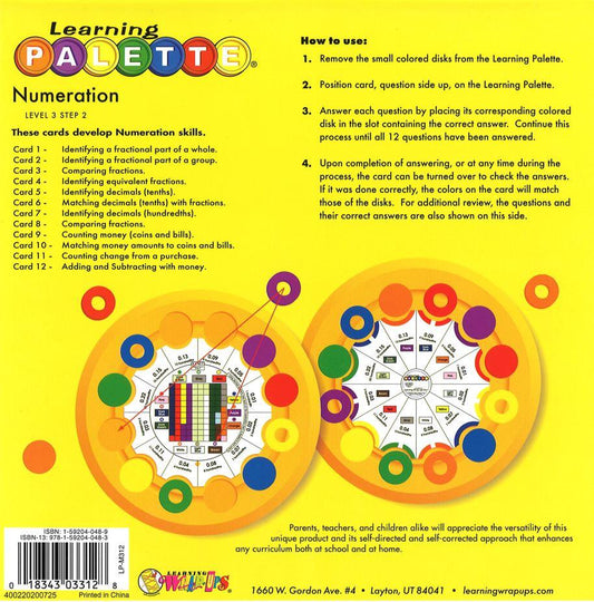 3rd Grade: Numeration - Fractions, Money & Decimals