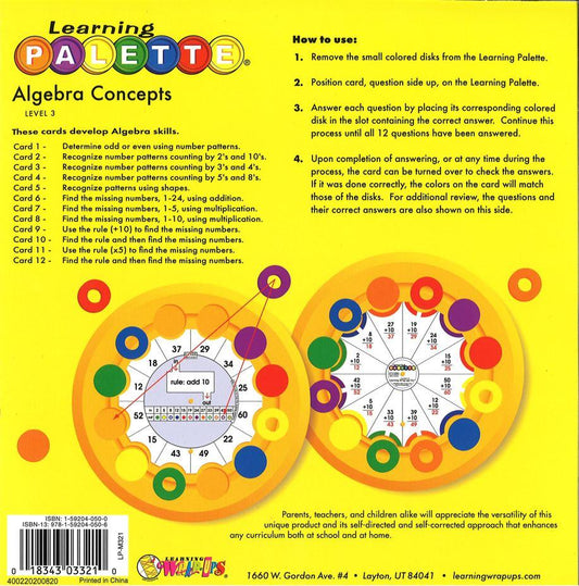 3rd Grade: Algebra Concepts