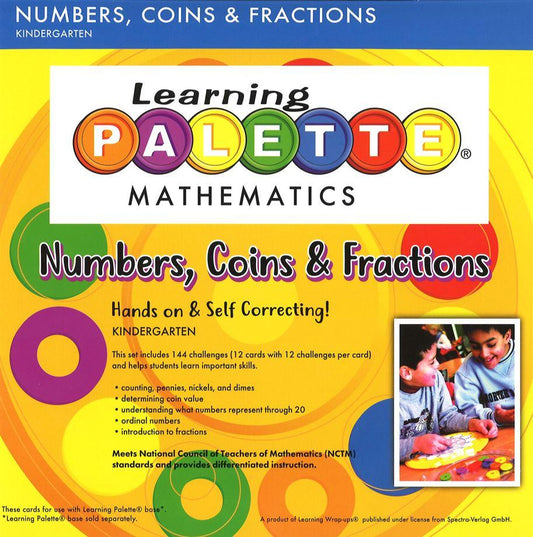Kindergarten: Numbers, Coins & Fractions