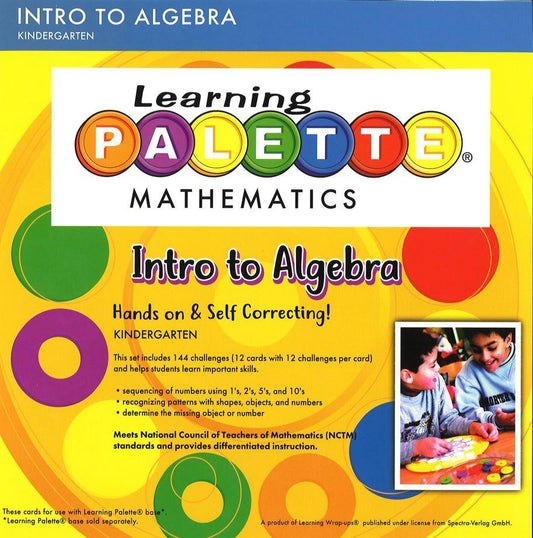 Kindergarten: Intro to Algebra