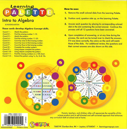 Kindergarten: Intro to Algebra