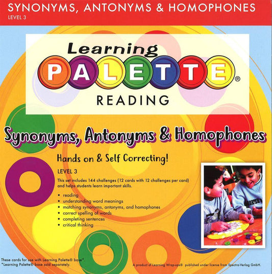 3rd Grade: Synonyms, Antonyms, & Homophones